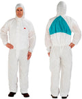 White Disposable Protective Coveralls, Large, 25/Carton V190