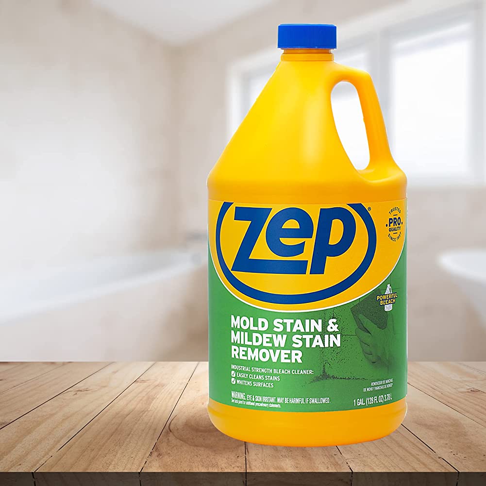 Mold and Mildew Stain Remover 1 Gal (Case of 4) with Bleach Resistant Sprayer Bottles (Case of 12) P64518