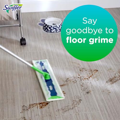 2-in-1 Dry + Wet Floor Mopping Kit with Sweeper, 8 Dry Cloths, 2 Wet Cloths R785553