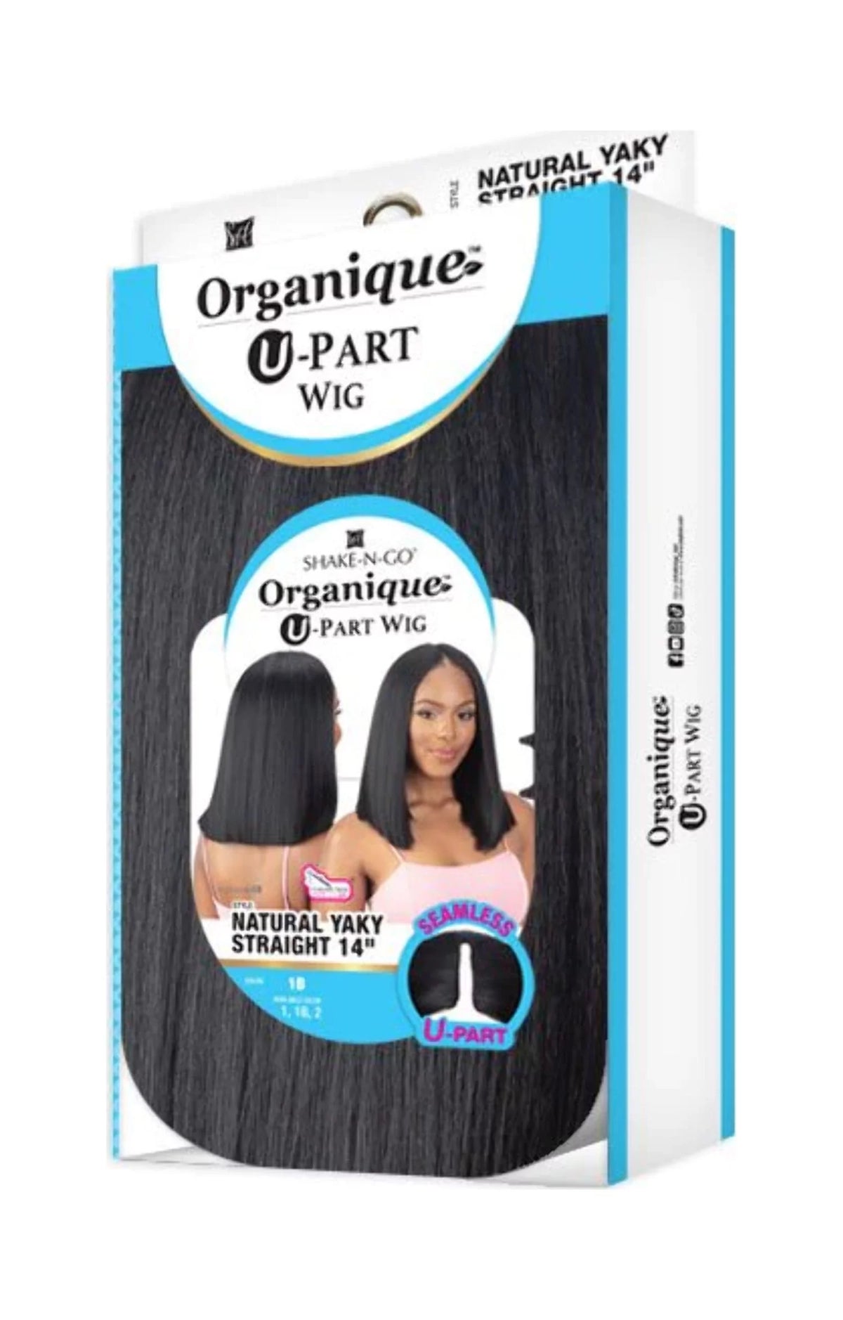 Wig U-Part Natural Yaky straight 14" W356