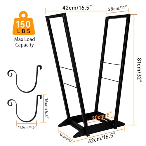 22 Inch Heavy Duty Firewood Log Rack W976893