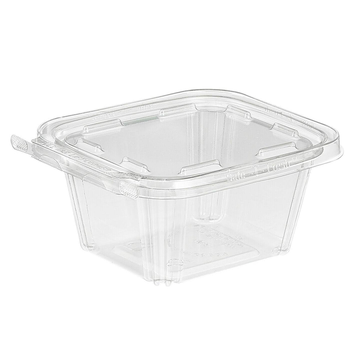 16 oz Clear Tear Strip Deli Container Tub F420326