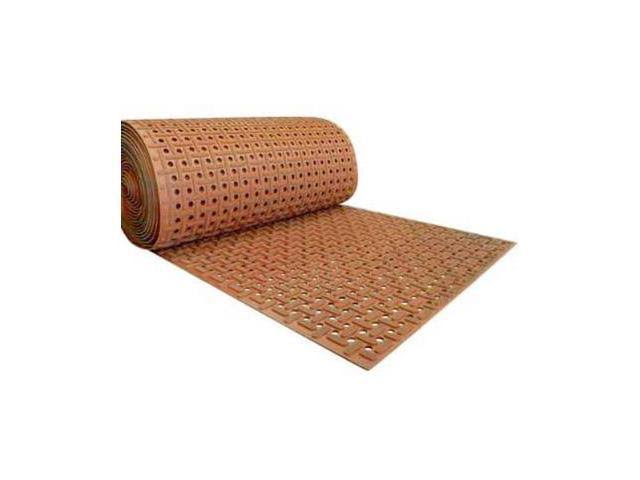 3/8 in x 34 in x 6 ft Red Non-Slip Nitrile Rubber Matting C680677