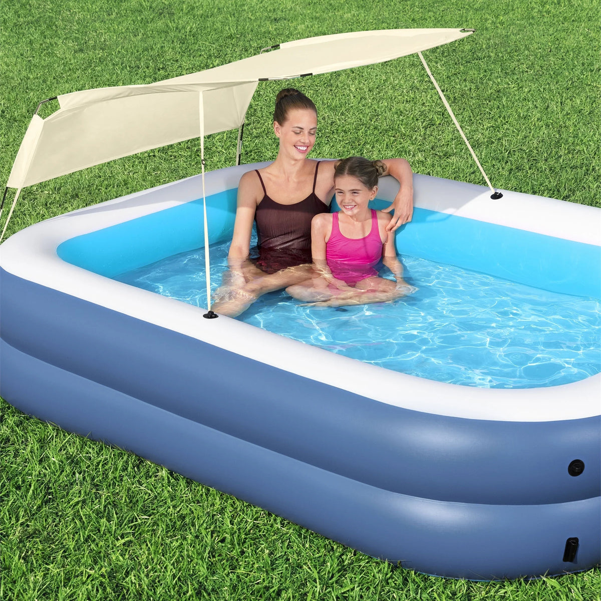 8 Foot 4 Inch by 70 Inch Inflatable Pool H49333
