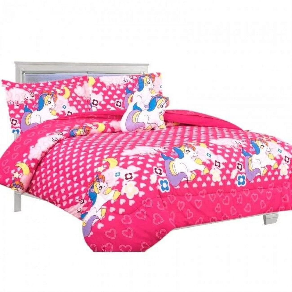Twin 6 Piece Kids Comforter Set with Sheets and Pillow O523433