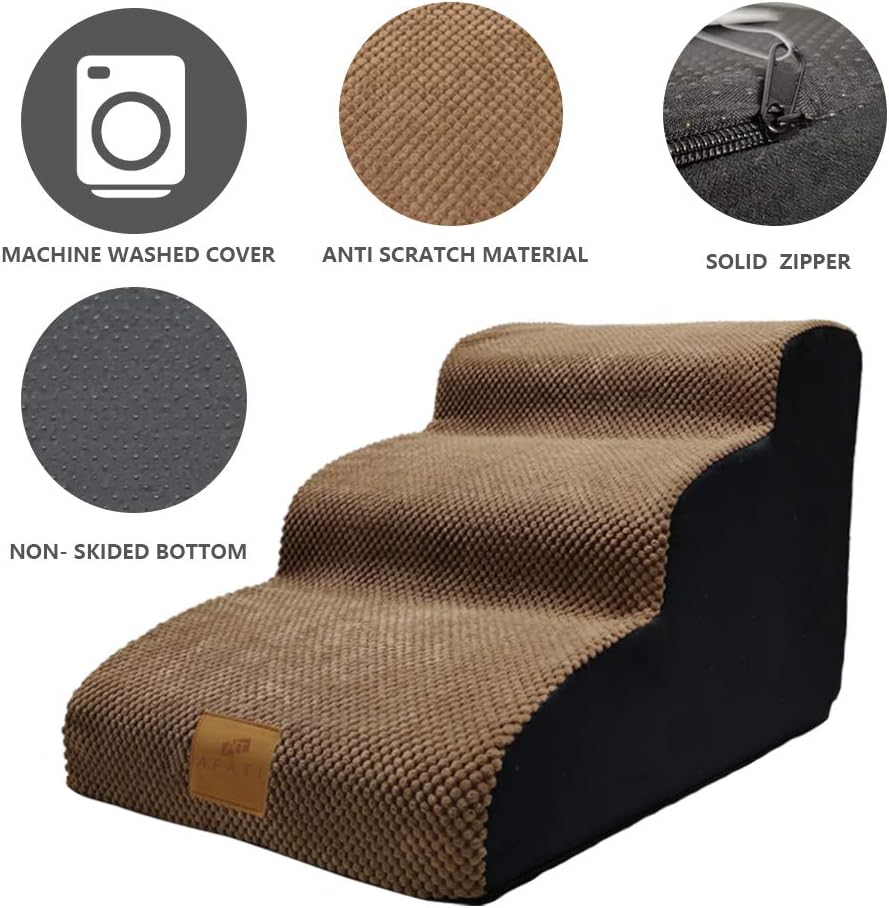 3 Tiers Foam Dog Ramps Steps F378