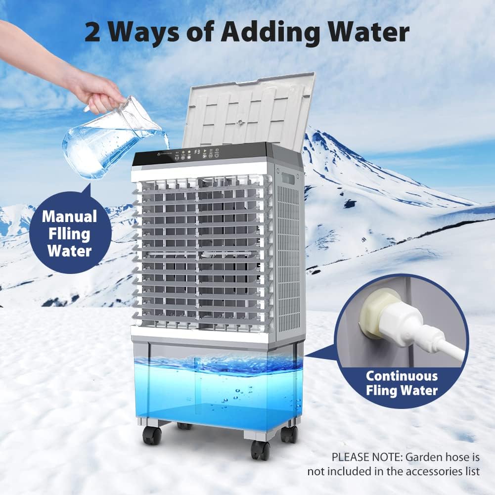 1800 CFM Evaporative Air Cooler with Remote Control H960647