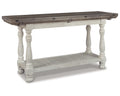 Gray/White Sofa Console Table U720