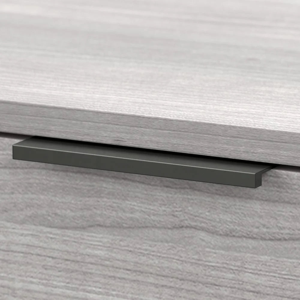 Small End Table with Drawer in Platinum Gray O74531