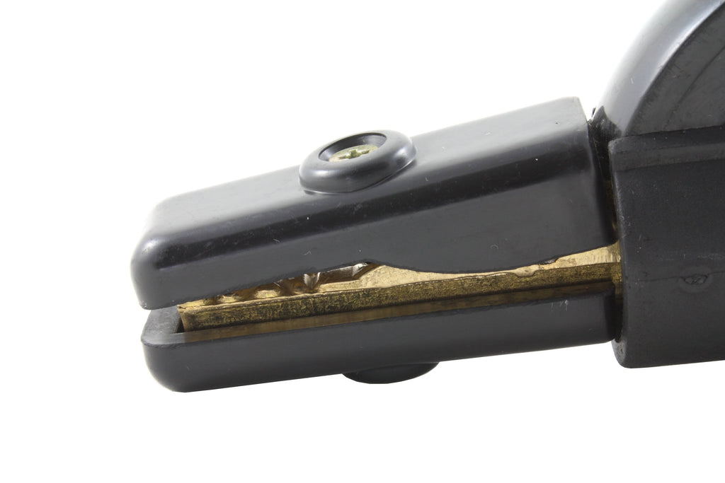 200 Amp Welding Ground Clamp Lead Assembly with Dinse Connector and #2 AWG Cable (75 Feet) A576009