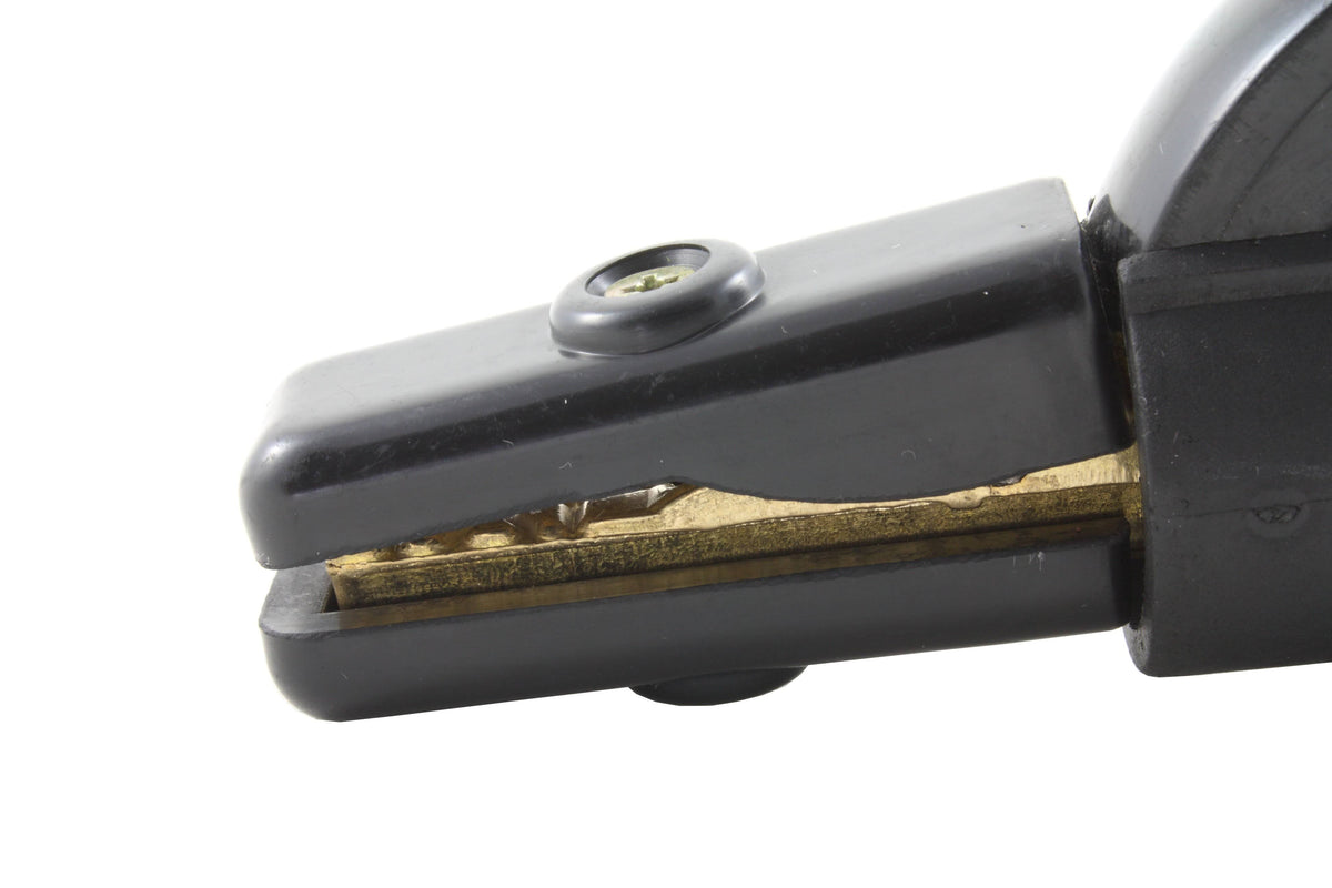 200 Amp Welding Ground Clamp Lead Assembly with Dinse Connector and #2 AWG Cable (75 Feet) A576009