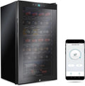 18 Bottle Compressor Cooler Refrigerator Black V146