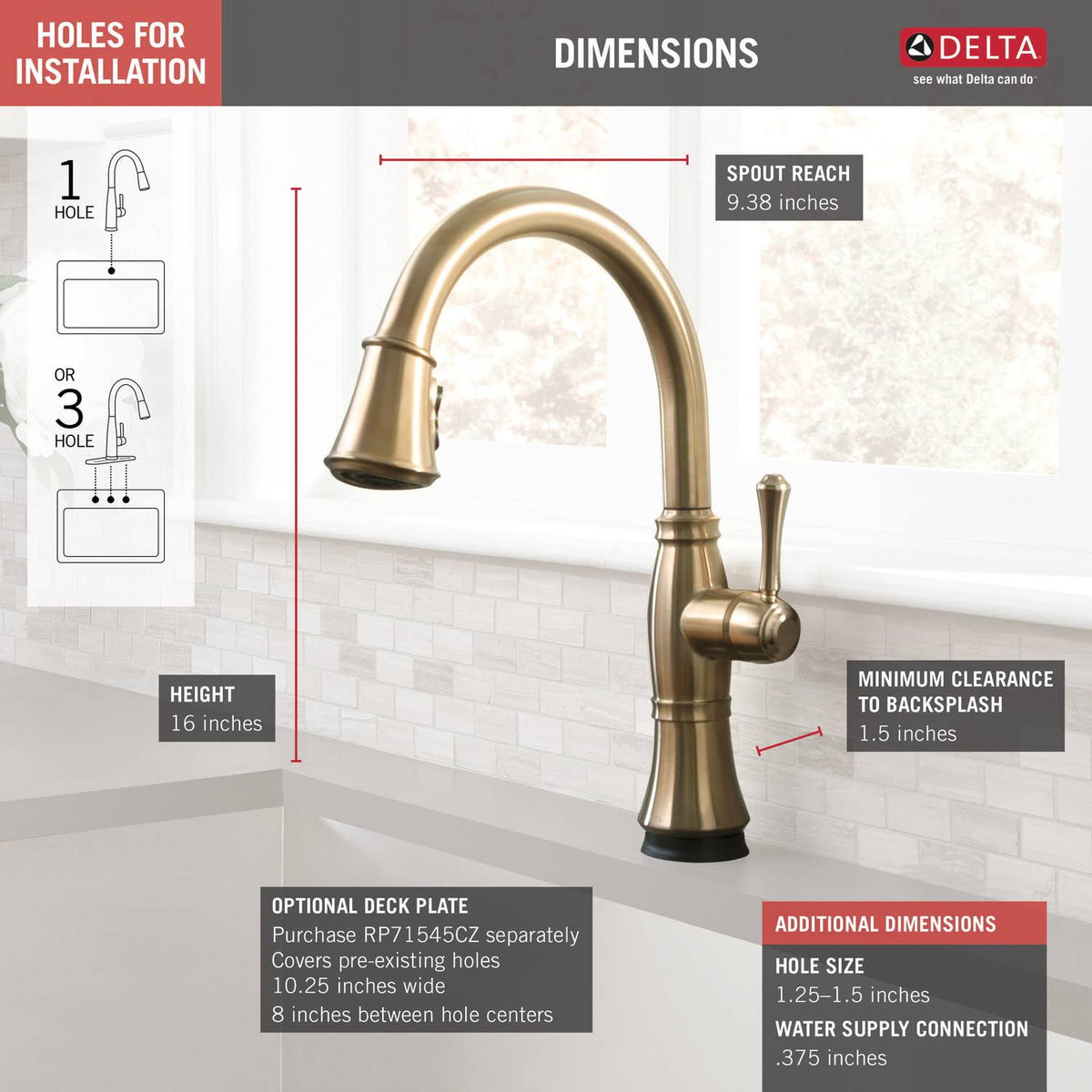 Champagne Bronze Single Handle Pull Down Kitchen Faucet G166