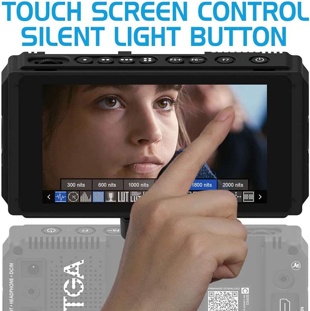 5 Inch IPS DSLR Camera Field Monitor 2000nit Touch Screen 4K HDMI H934278