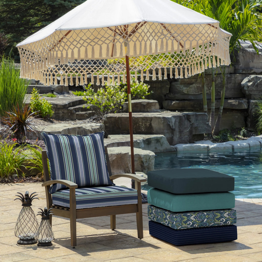 Rain-Proof Fade Resistant Outdoor Deep Seat Cushion Set G456