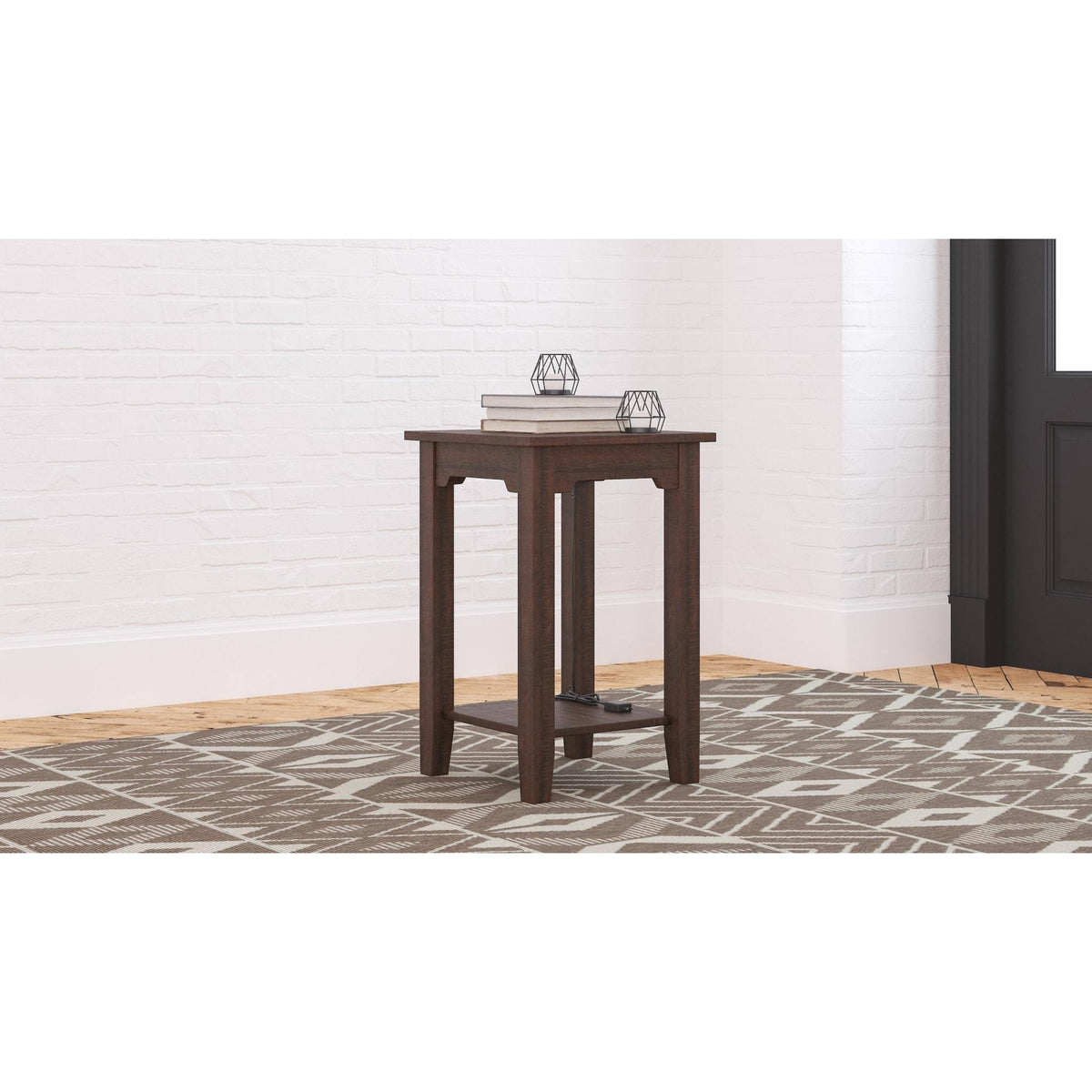 Warm Brown End Table O146226