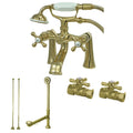 Polished Brass Clawfoot Tub Faucet Package D97567