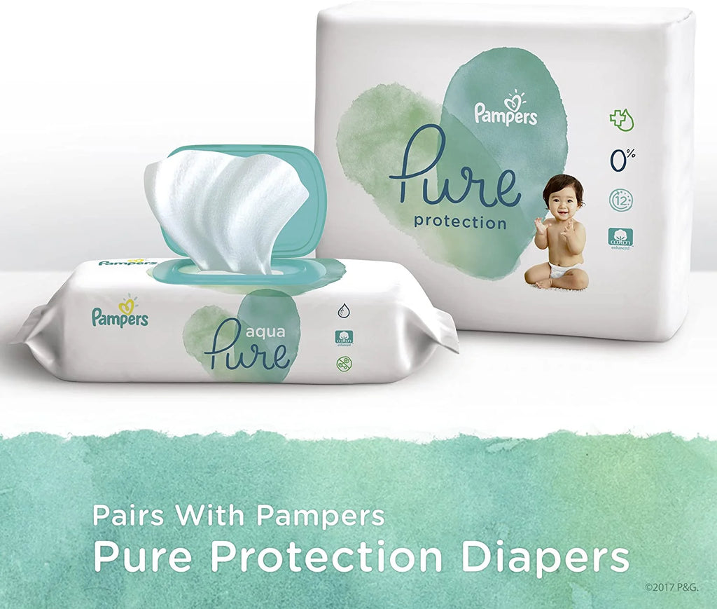 448 Count Unscented Baby Diaper Wipes V5845