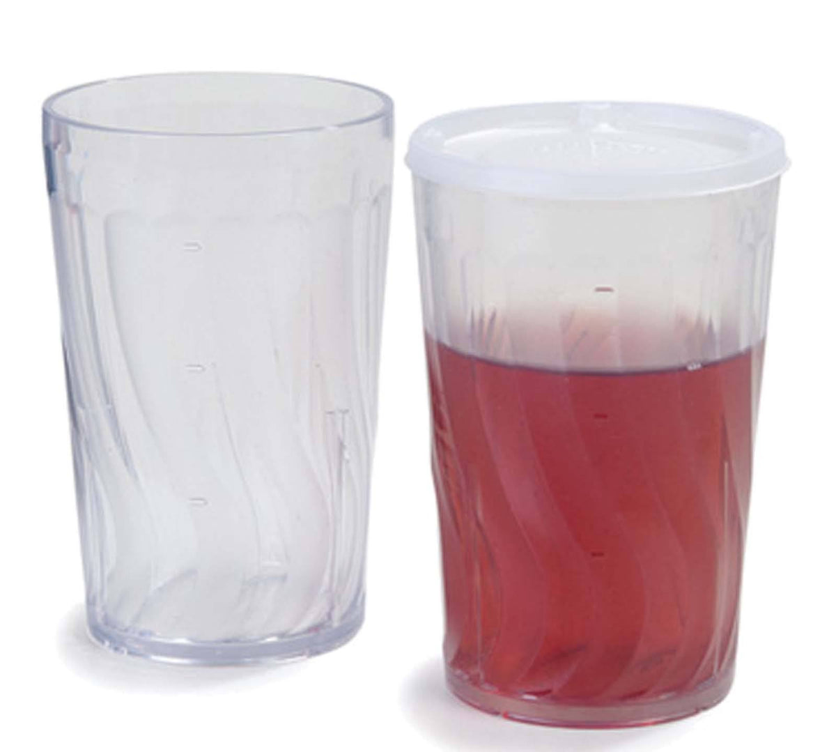 8 oz. Clear Plastic Tumbler F6125