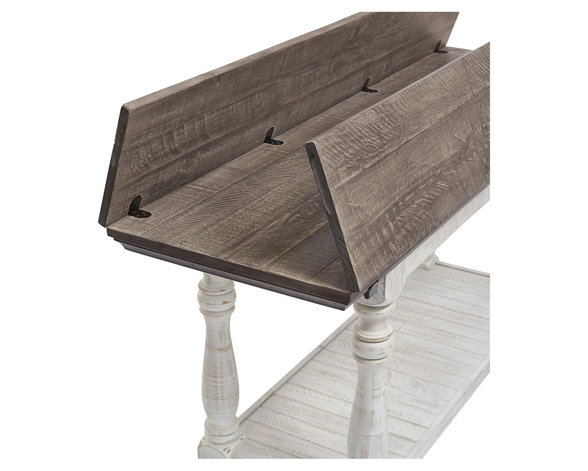 Gray/White Sofa Console Table U720