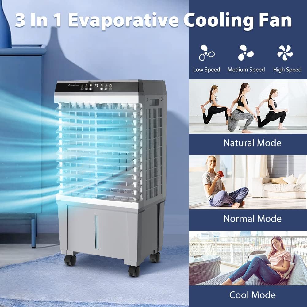 1800 CFM Evaporative Air Cooler with Remote Control H960647