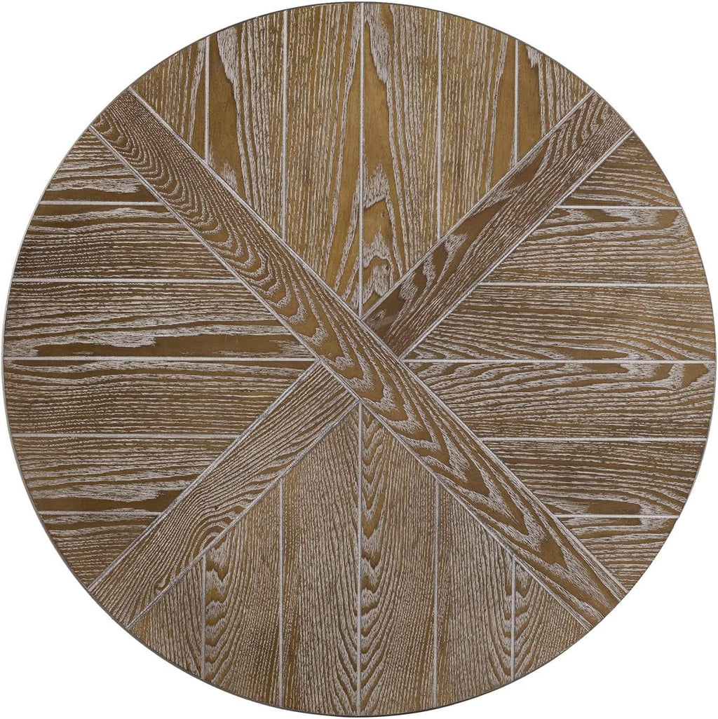 Round Industrial Coffee Table F215586
