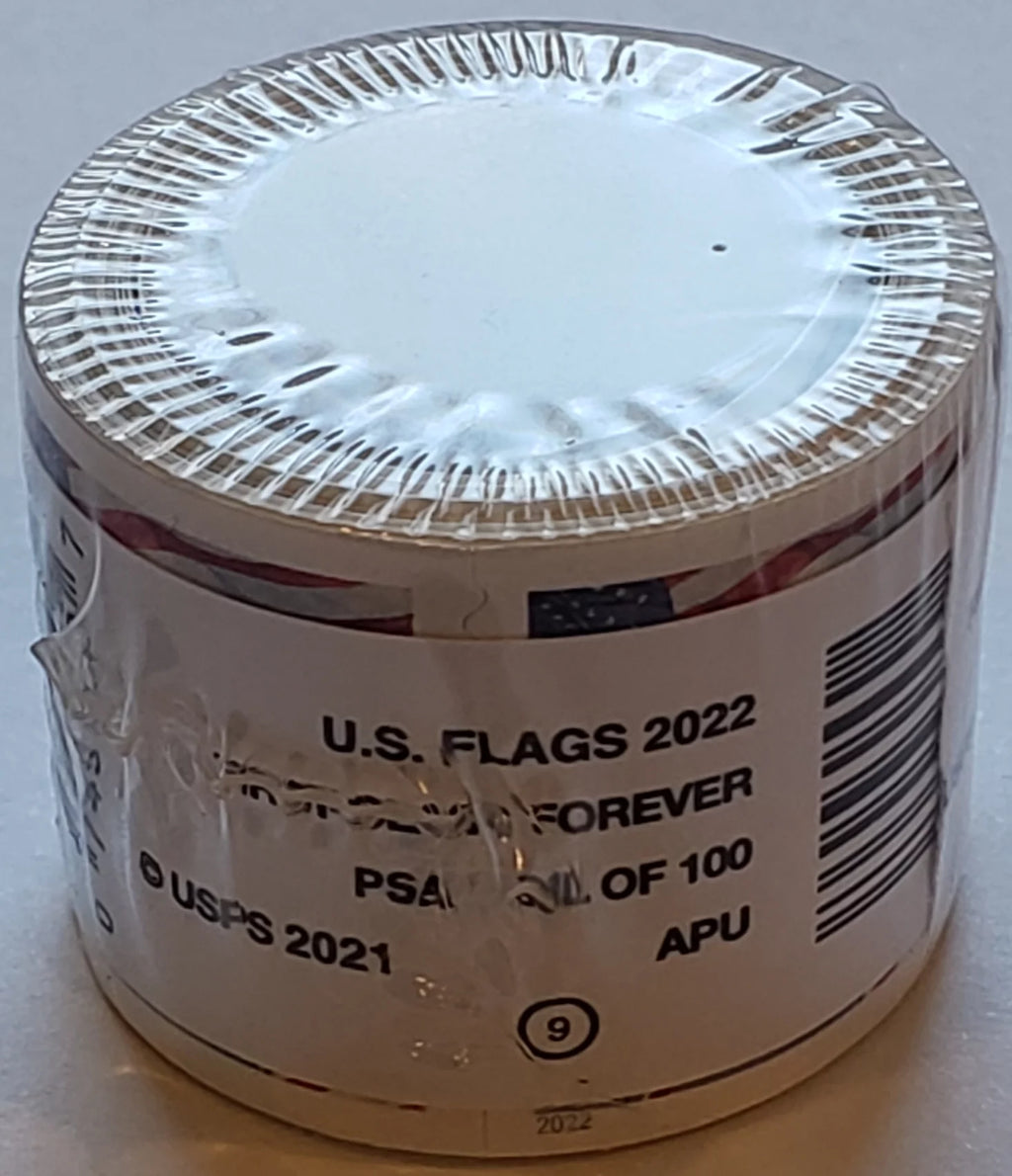 U.S Flag Roll of 100 Forever Stamps D285162
