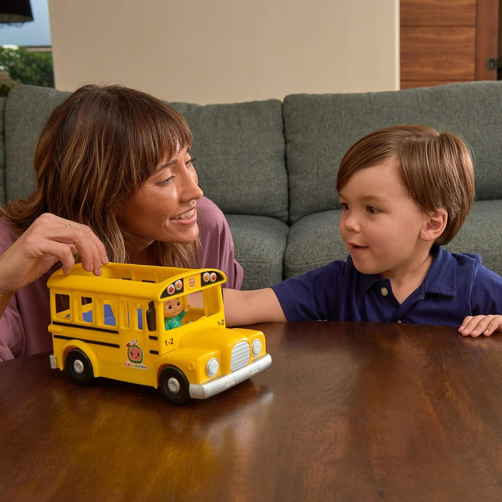 Musical Yellow School Bus with Removable JJ Figure L13603