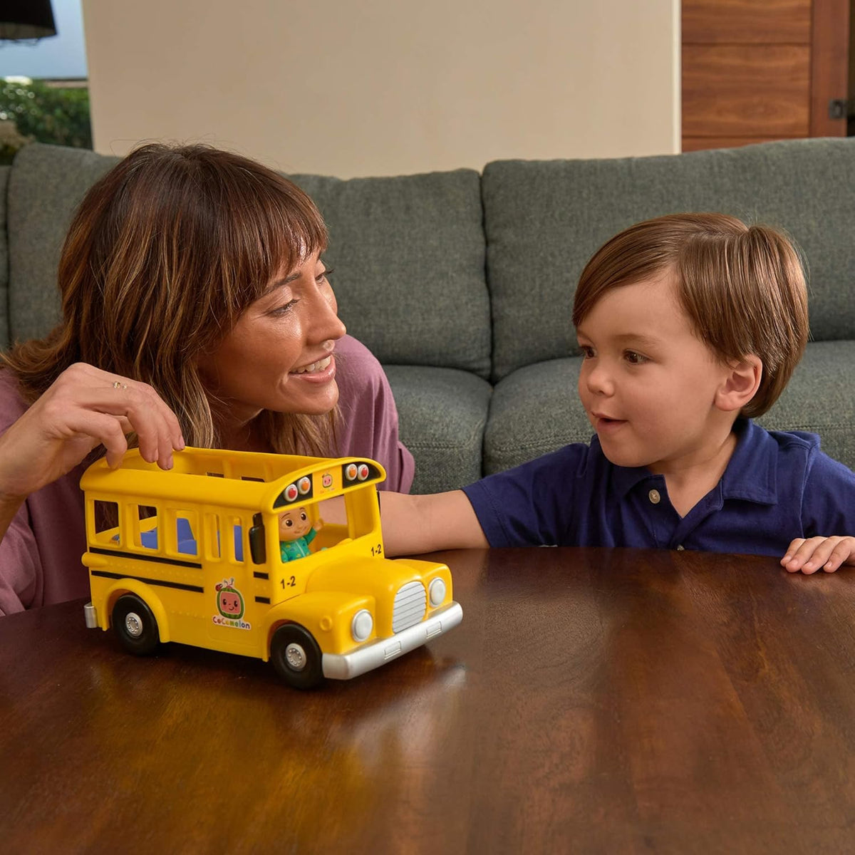 Musical Yellow School Bus with Removable JJ Figure L13603