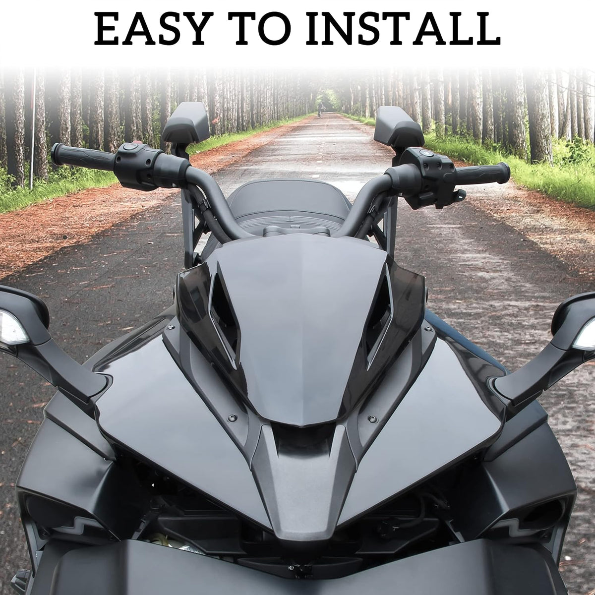 Smoked Gauge Spoiler for Can Am Spyder F3 F3-S Q9764