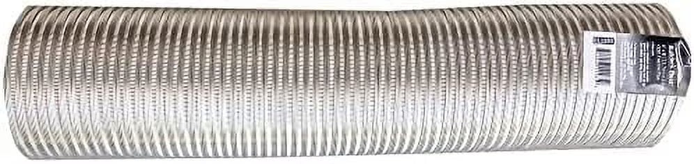 Semi-Rigid Aluminum Duct, 8Ft (6" Dia), Silver F329