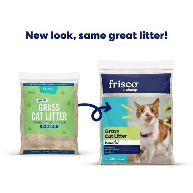 Natural Clumping Grass Cat Litter J304