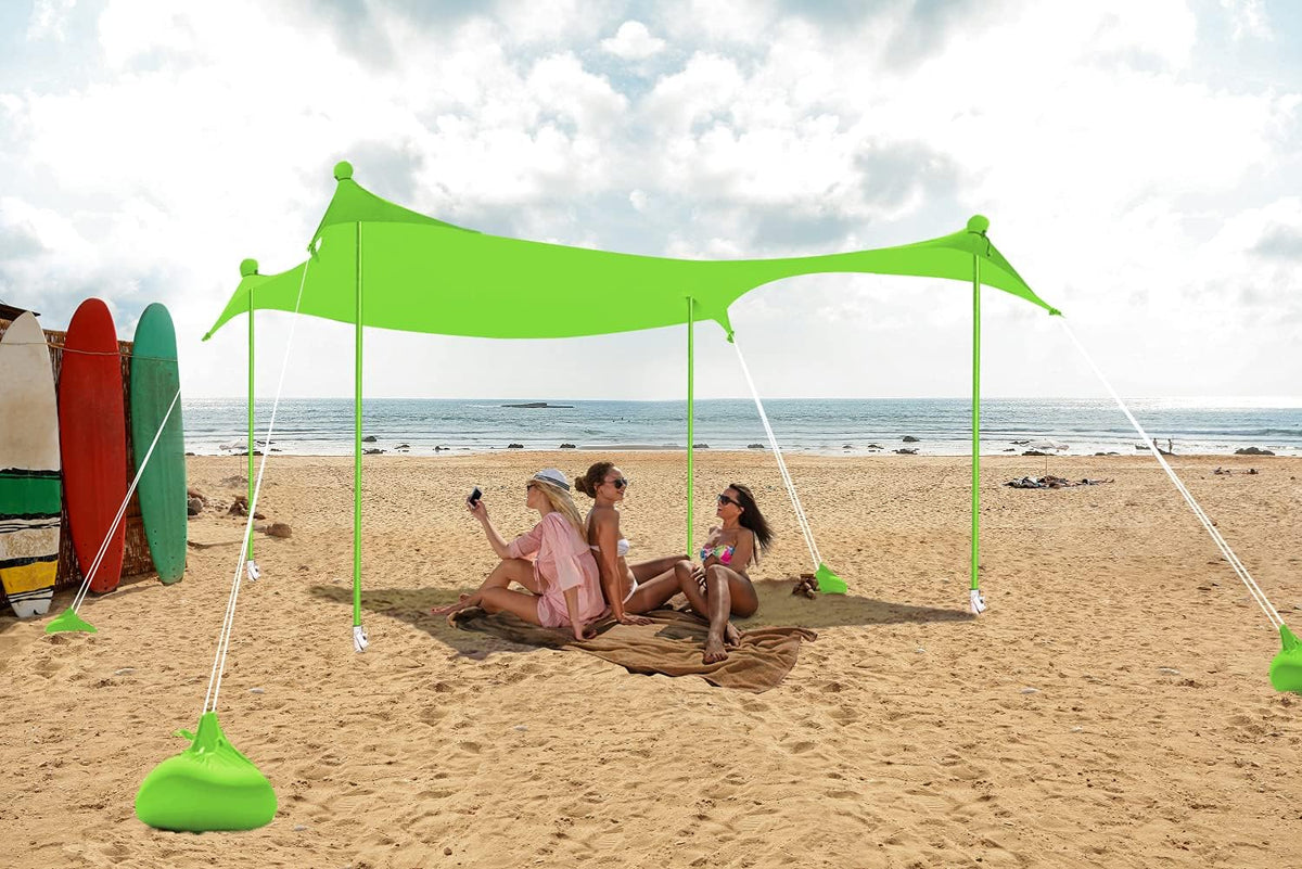 Portable Sun Shelter 10x9 FT Kelly Green J203