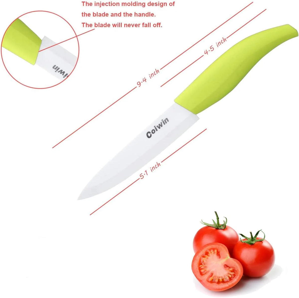 Ceramic Knife Set With Sheaths V241268