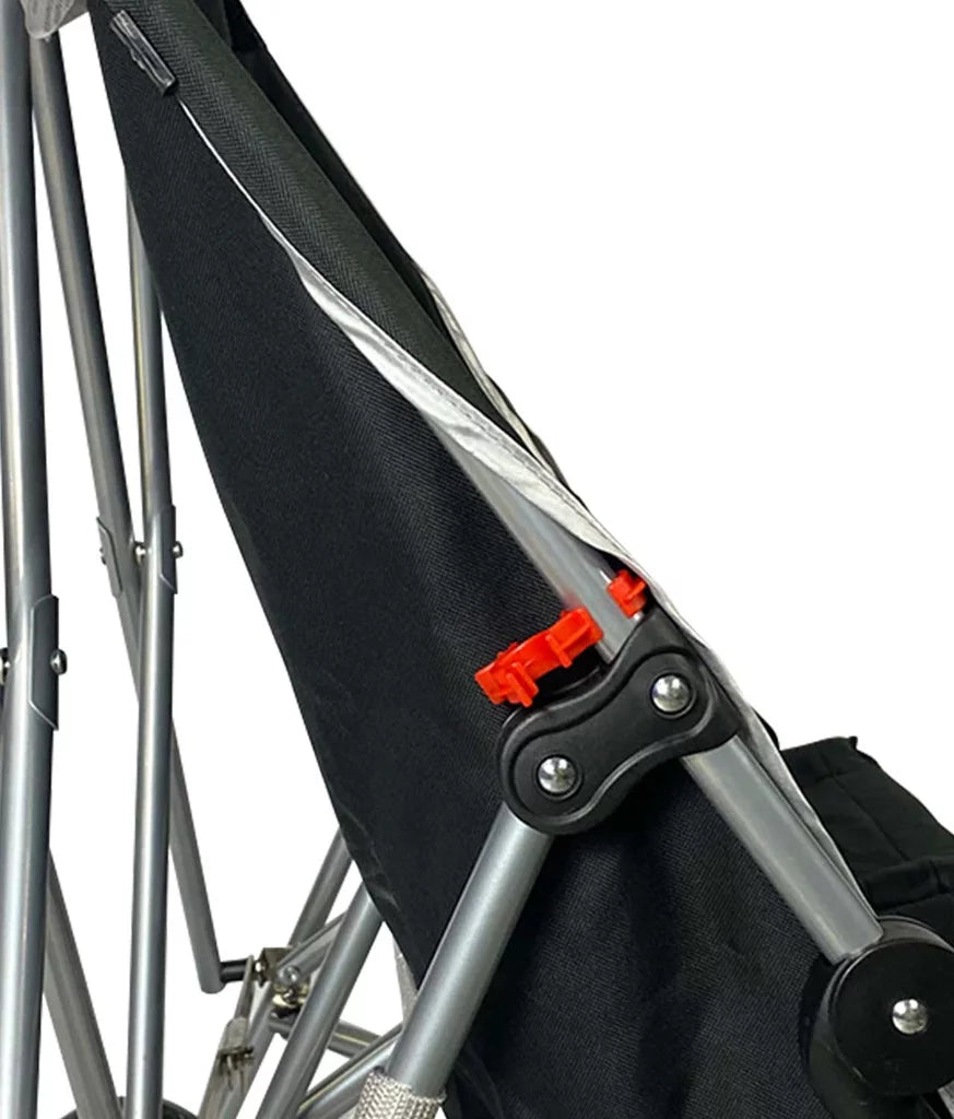 Black Double Umbrella Stroller with EVA Wheel Z75335