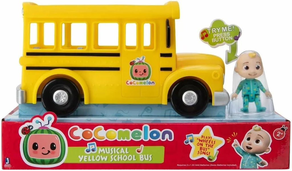 Musical Yellow School Bus with Removable JJ Figure L13603