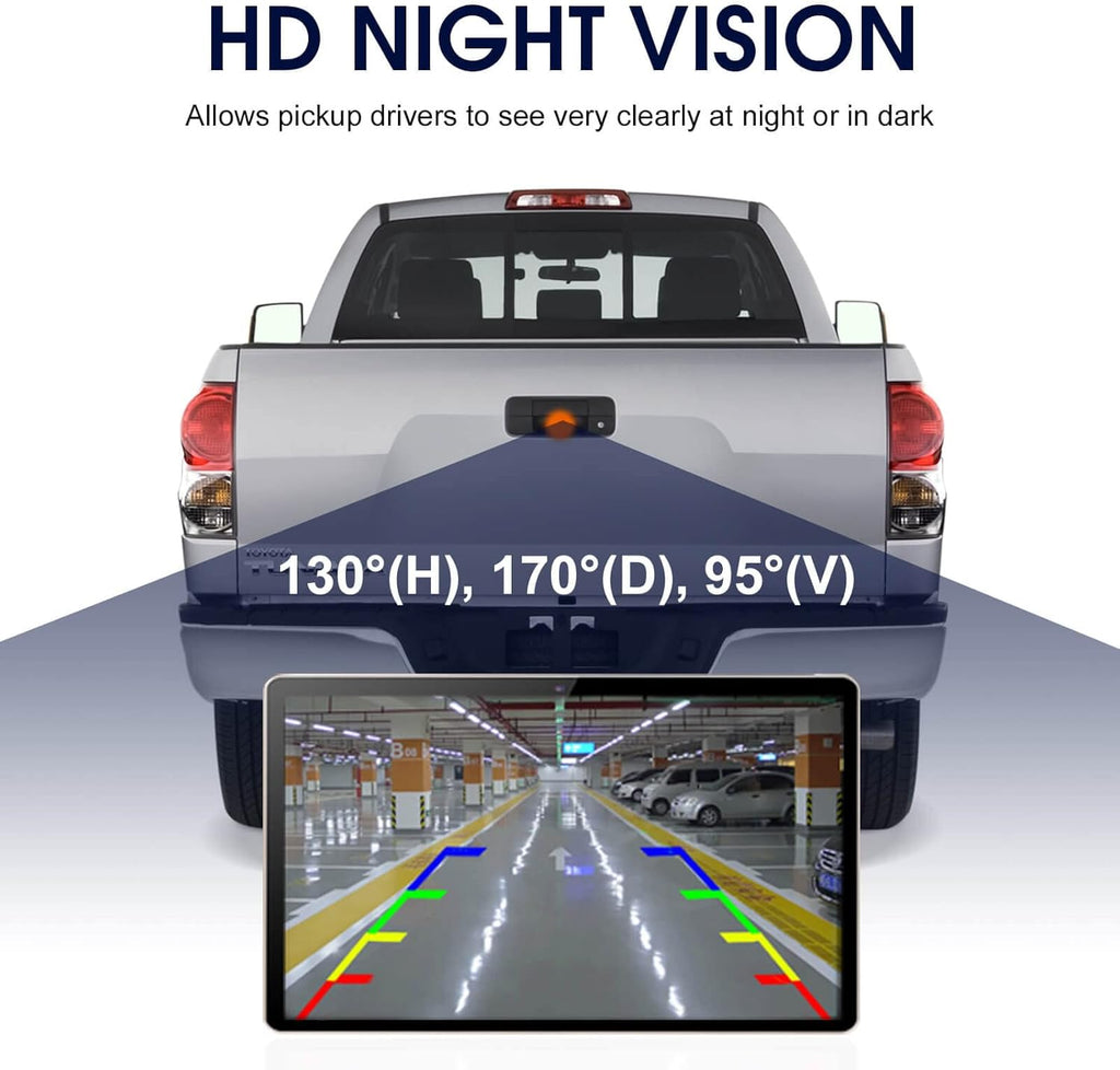 Tailgate Backup Camera Rear View Camera Black Pack of 2 D159