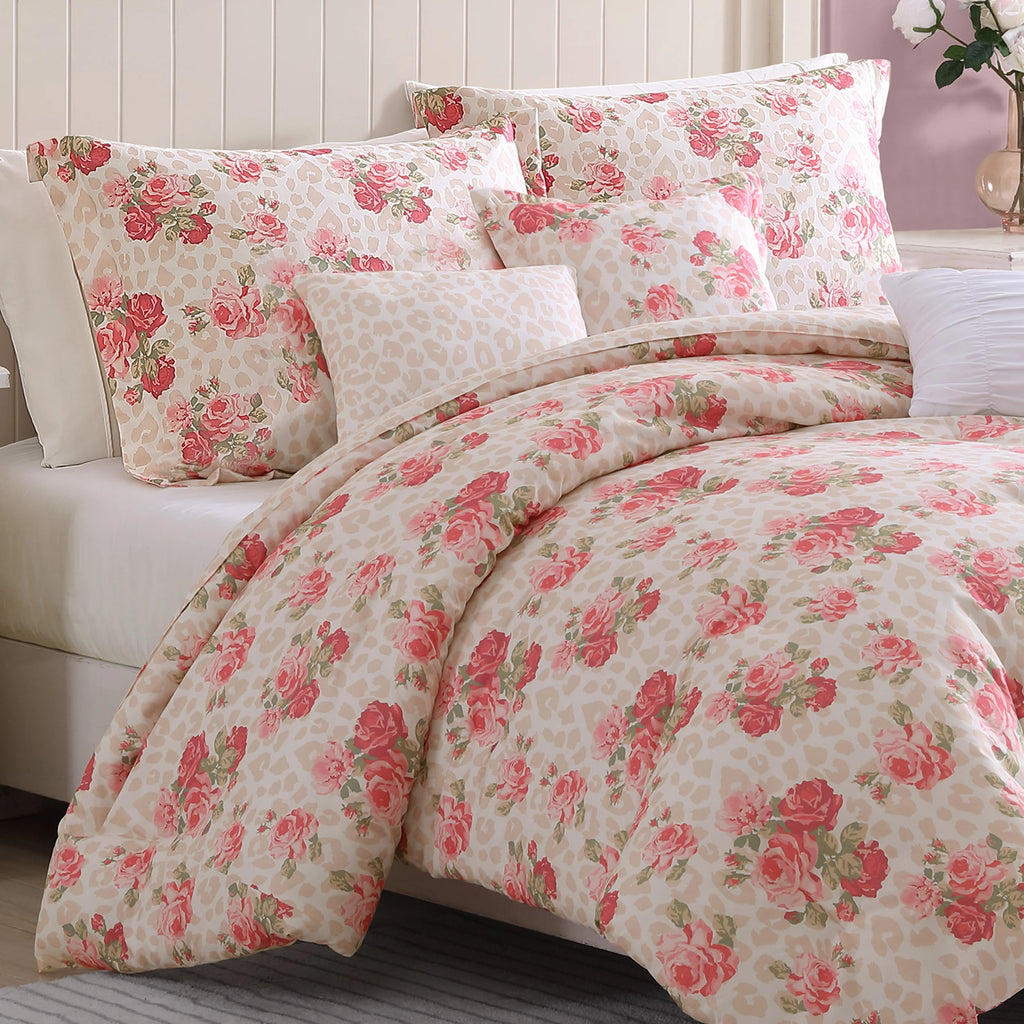 Pink Twin Comforter Set J128