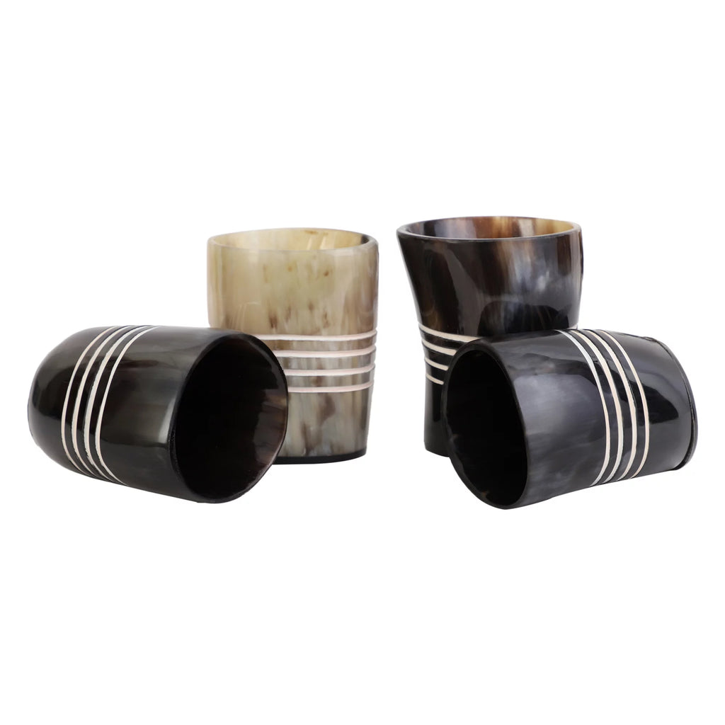 Drinking Horn Cups Set Of 6 U995987