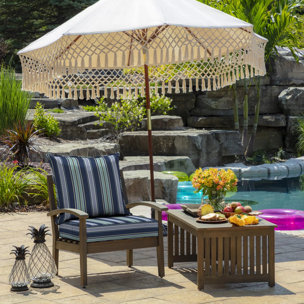 Rain-Proof Fade Resistant Outdoor Deep Seat Cushion Set G456