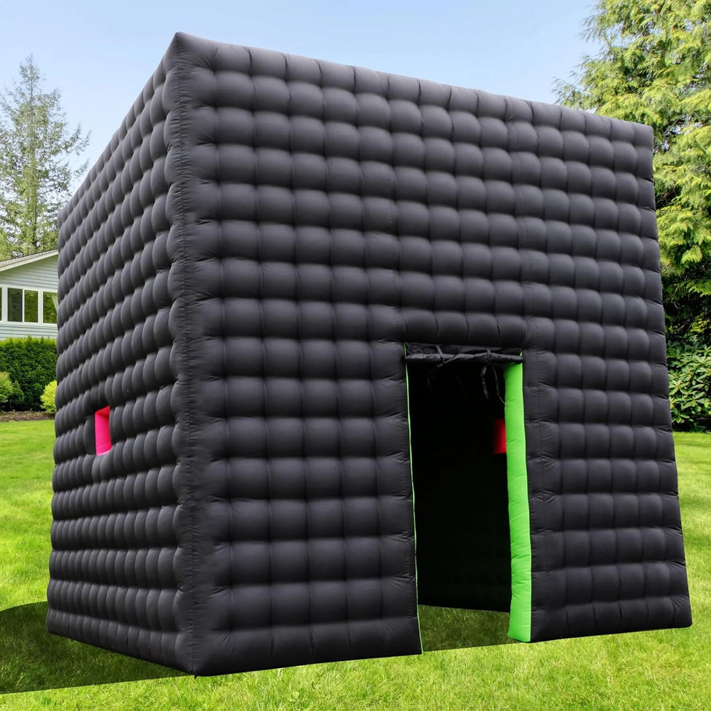 Large Black Inflatable Cube Tent 14x14x14Ft H59870