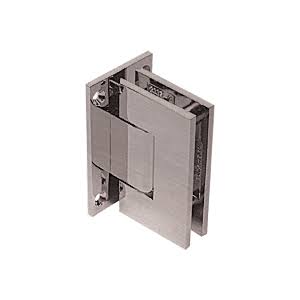 Antique Brushed Nickel Adjustable Wall Mount Full Back Plate Hinge Z1297