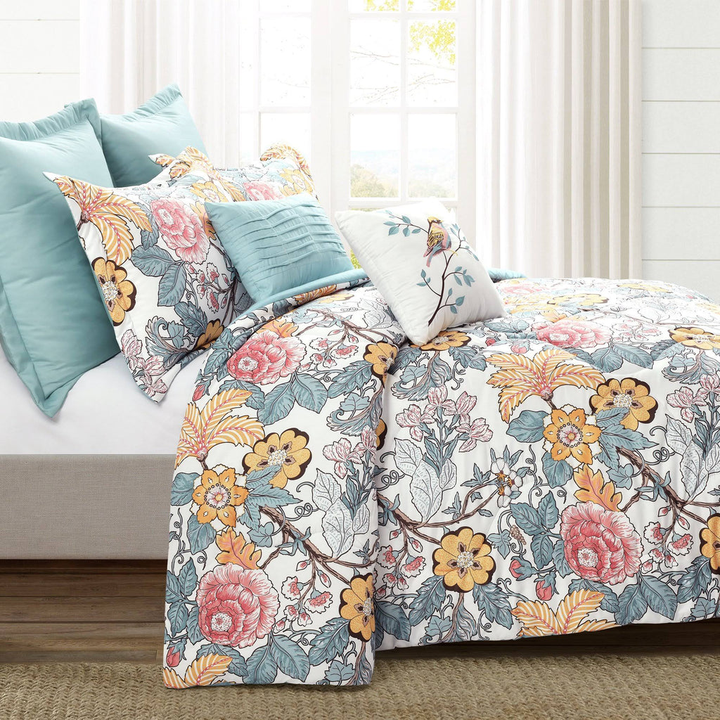 Blue & Yellow Comforter Set Full/Queen Y449713