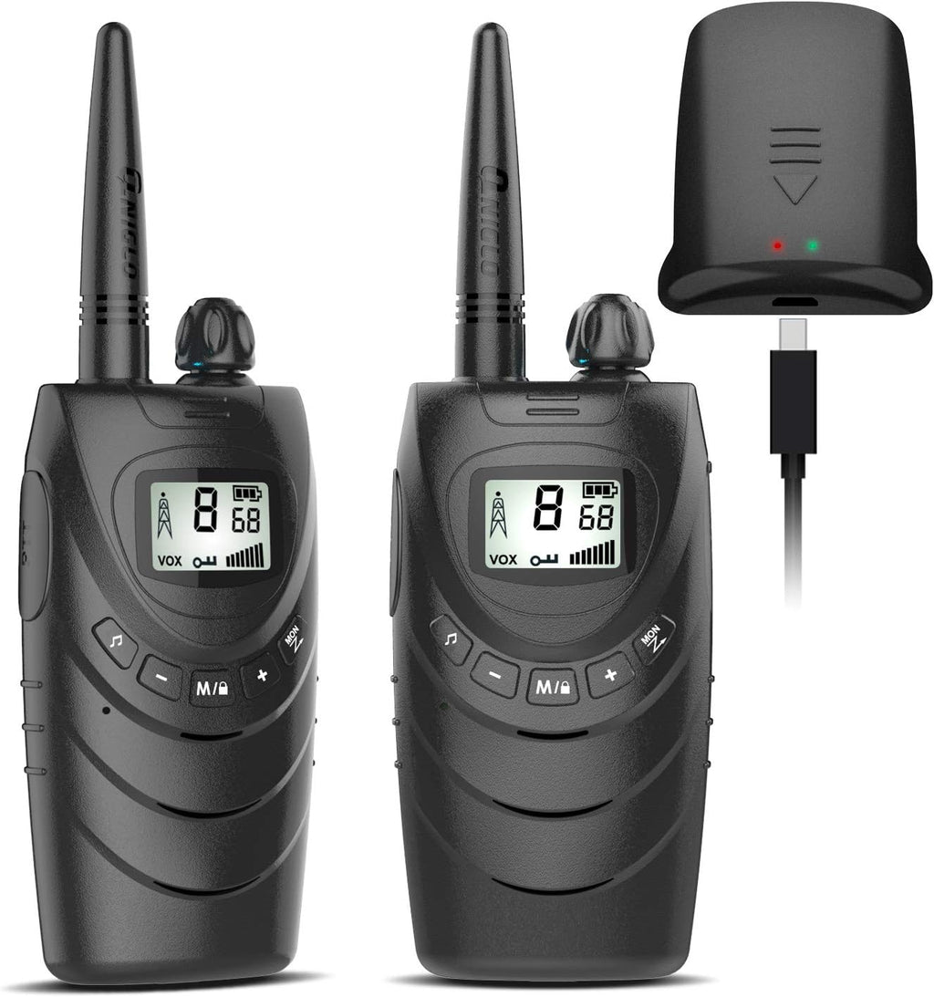 4 Pack Rechargeable Walkie Talkies, 22 Channels FRS 2 Way Radios S251378