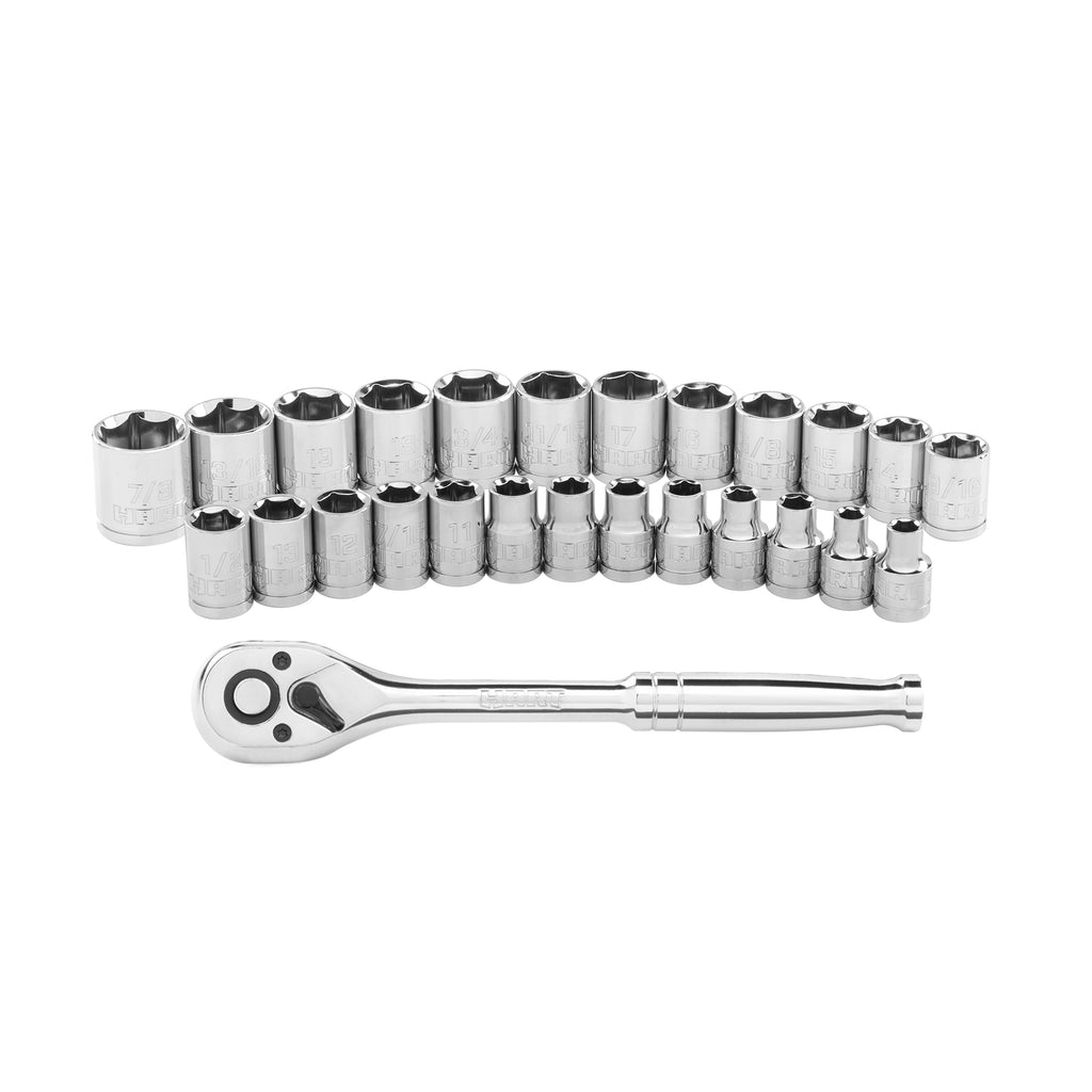 26-Piece 3/8-inch Mechanics Tool Set Chrome Finish S27193