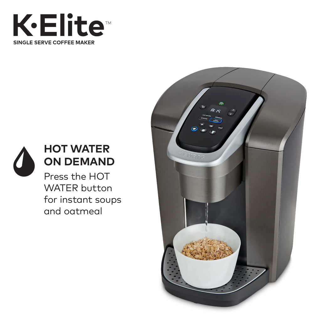 Brushed Silver Single-Serve K-Cup Pod Coffee Maker J690695