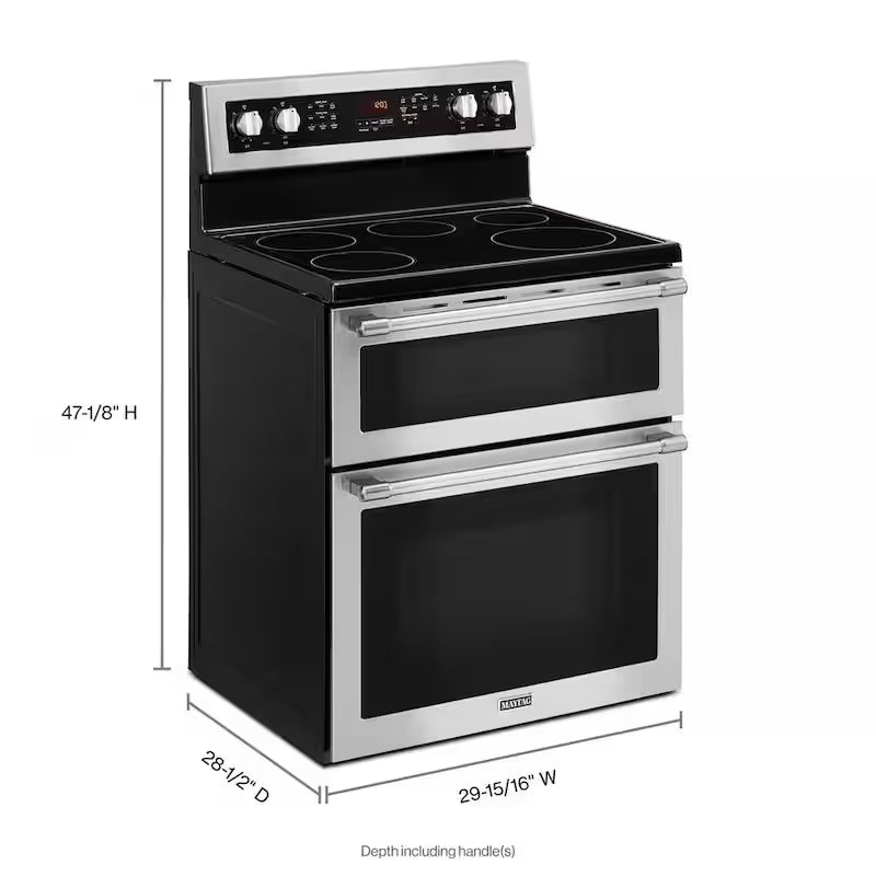 6.7 cu. ft. Double Oven Electric Range with Convection Oven B3872