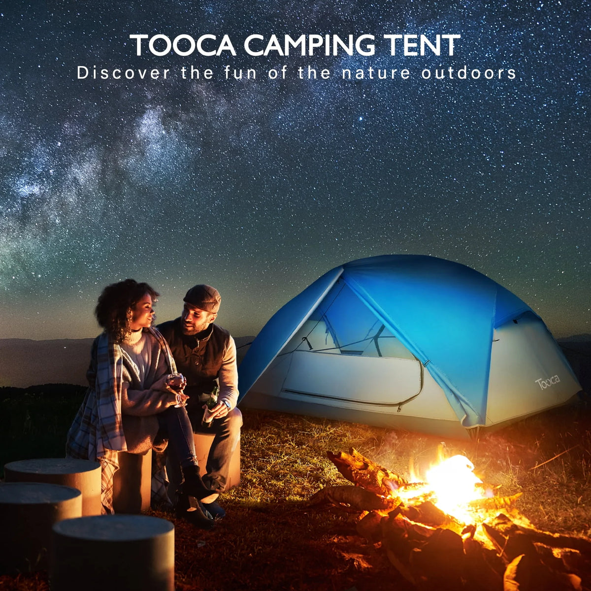 2 Person Waterproof Lightweight Camping Tent X381469
