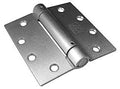 Single Acting Spring Hinge, Square Corner, Satin Stainless T584