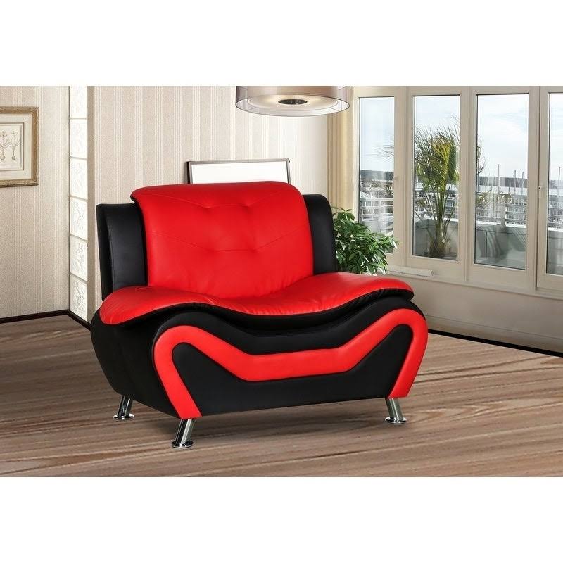 Tufted Club Chair Black B770